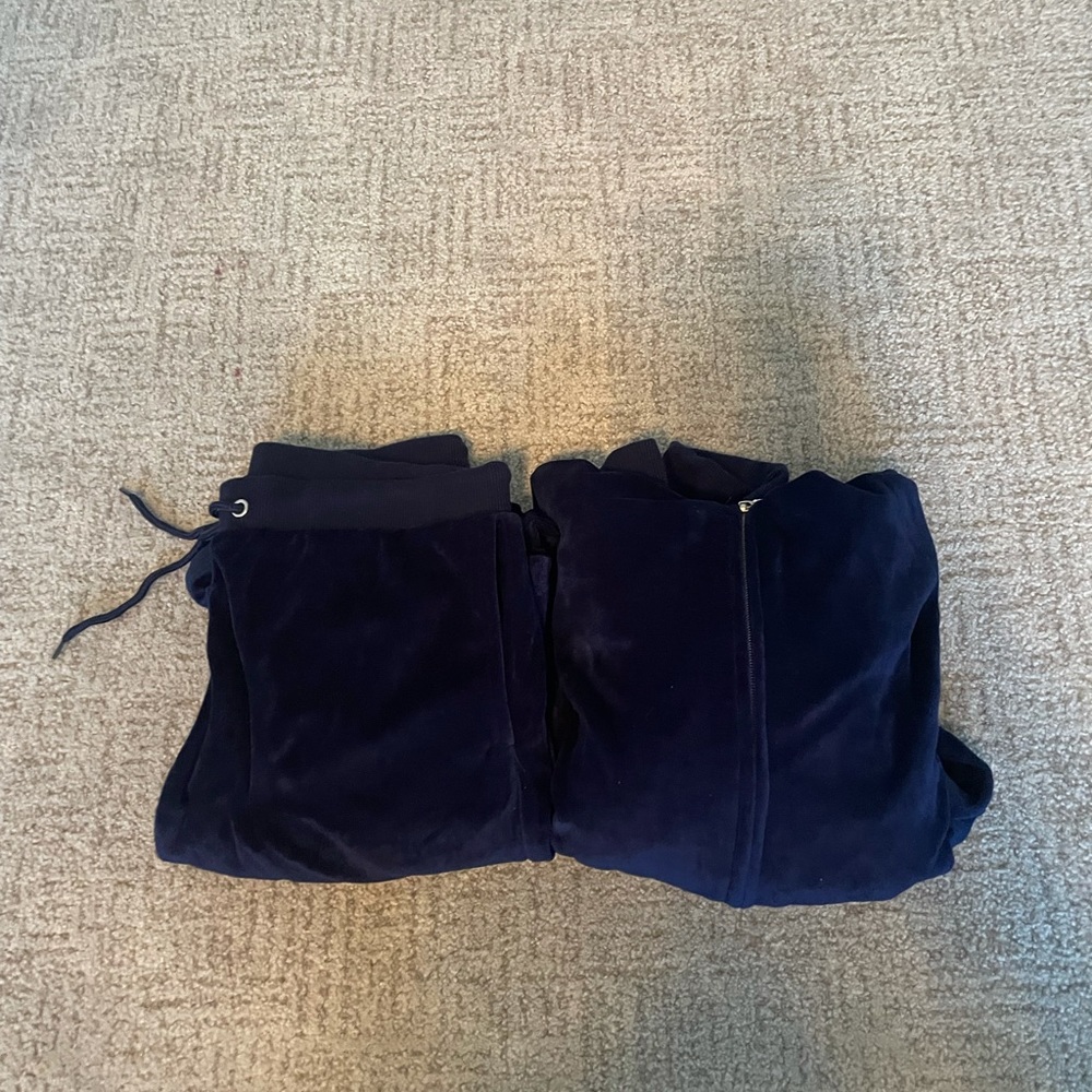 Velvet track suit set